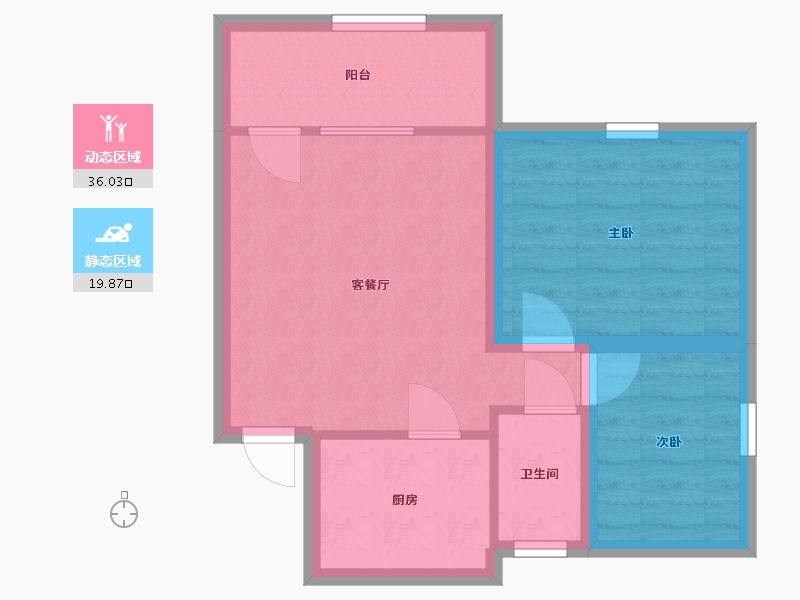 广东省-深圳市-建兴楼-49.43-户型库-动静分区