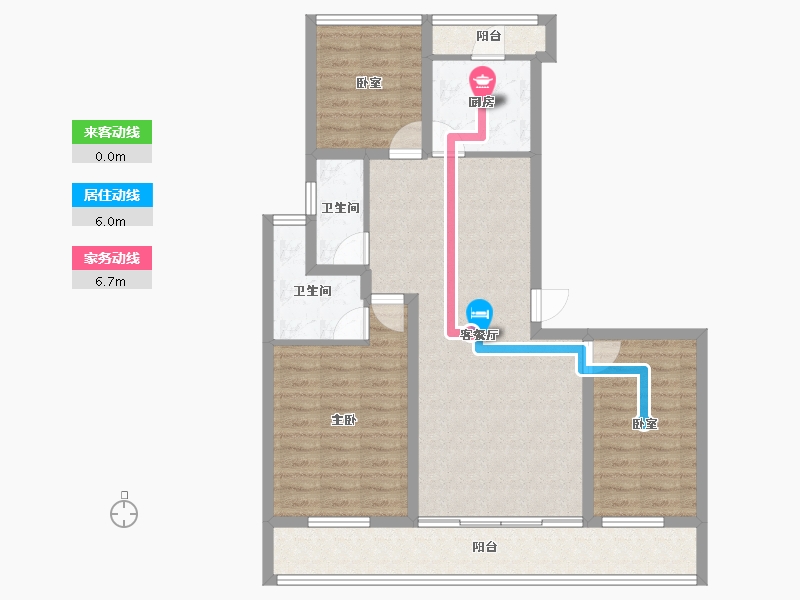 广东省-深圳市-碧榕湾-94.95-户型库-动静线