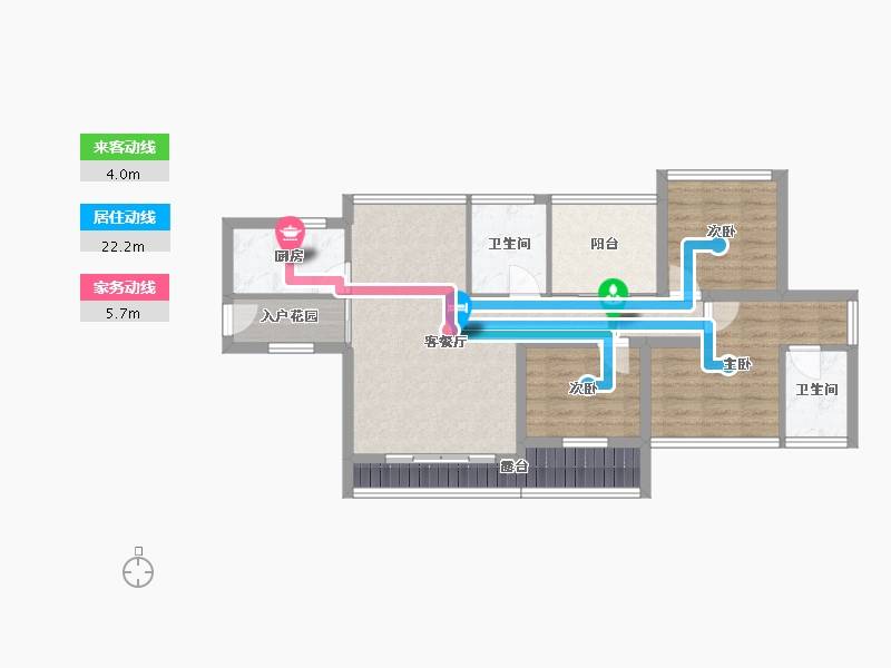 广东省-深圳市-凤凰花苑-80.92-户型库-动静线