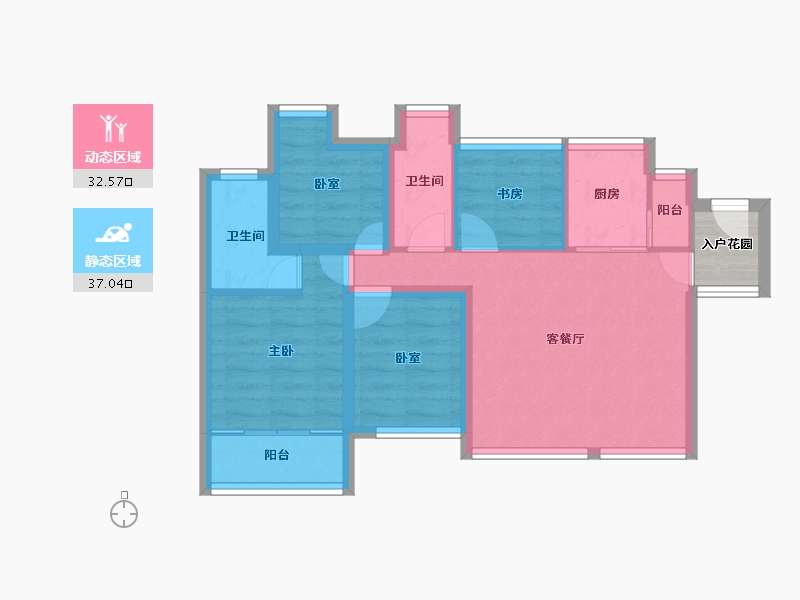 广东省-深圳市-保利上城-63.32-户型库-动静分区