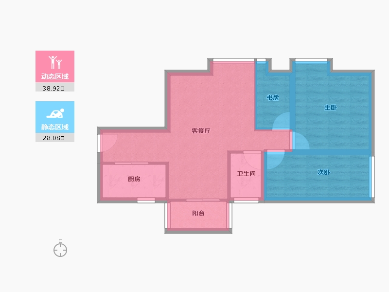 广东省-深圳市-时代骄子大厦-59.20-户型库-动静分区