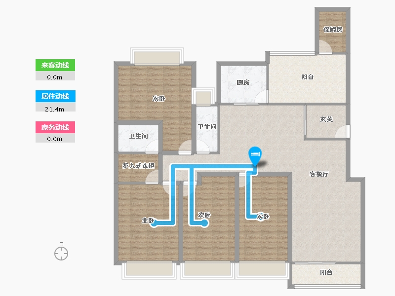 广东省-深圳市-电力花园(一期)-162.44-户型库-动静线