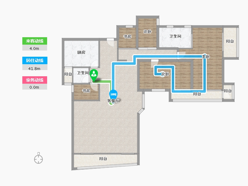 广东省-深圳市-万象新园-160.96-户型库-动静线