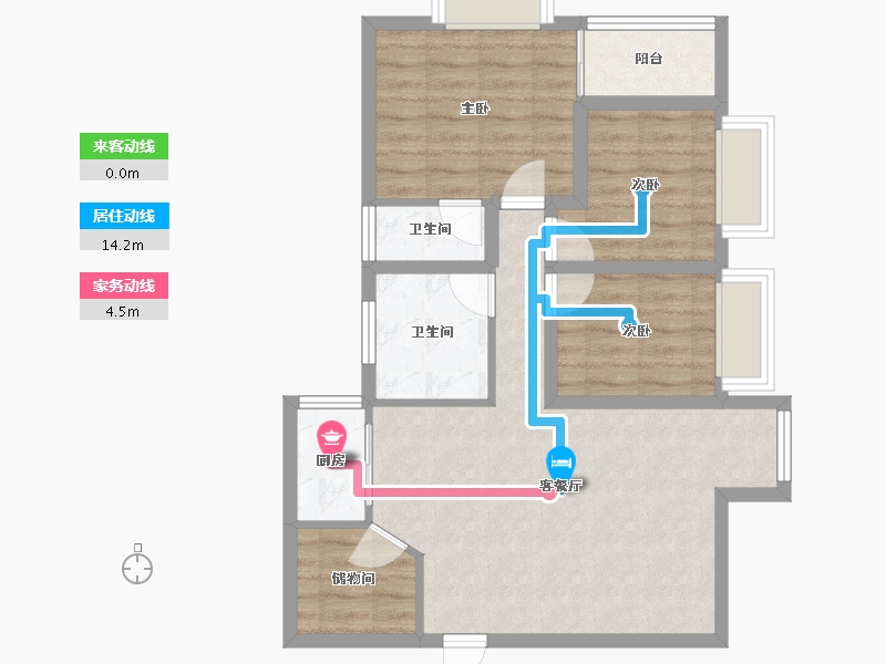 广东省-深圳市-海典居-71.60-户型库-动静线