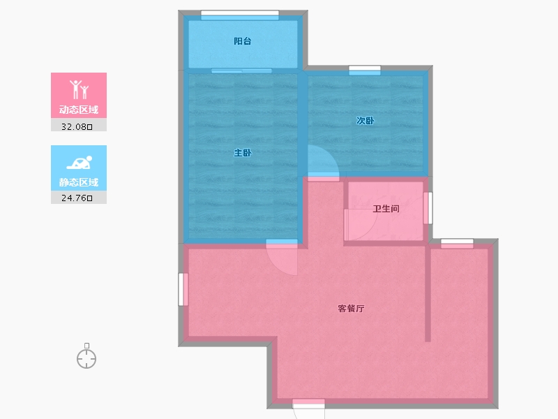 广东省-深圳市-南海城中心-50.25-户型库-动静分区