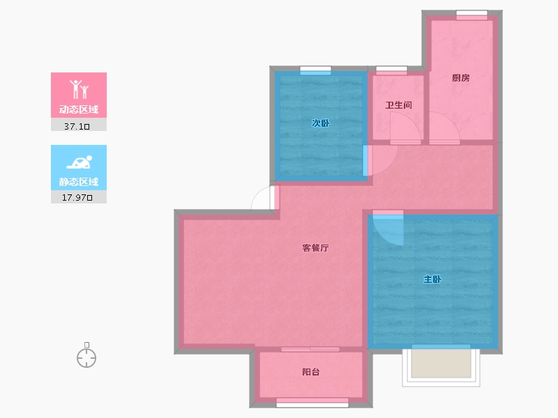 广东省-深圳市-前海花园-48.11-户型库-动静分区