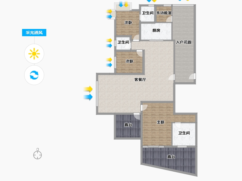 广东省-深圳市-圣莫丽斯-183.39-户型库-采光通风