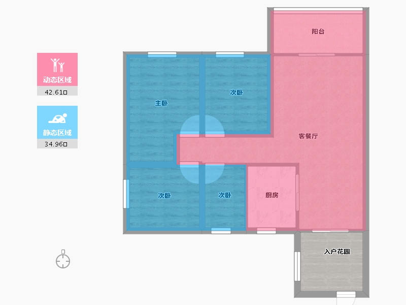 广东省-深圳市-名居绿海名居-75.38-户型库-动静分区