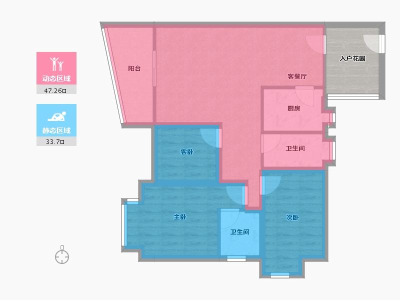 广东省-深圳市-名居绿海名居-77.87-户型库-动静分区