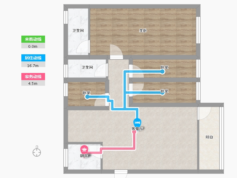 广东省-深圳市-国香清林郡-73.84-户型库-动静线