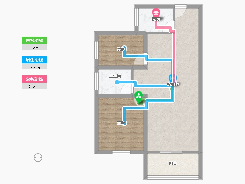 广东省-深圳市-泰华锦绣城-62.50-户型库-动静线