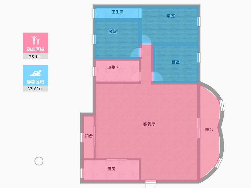 广东省-深圳市-万科金色领域-99.31-户型库-动静分区