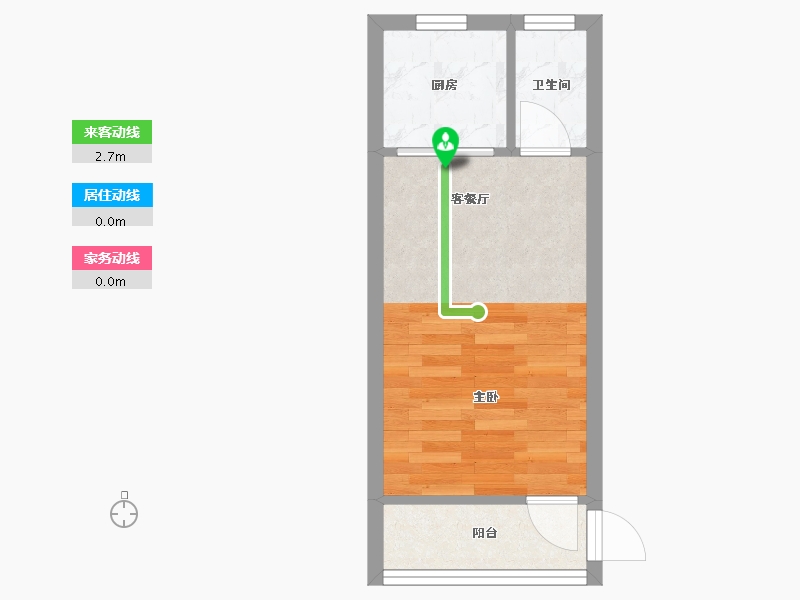 广东省-深圳市-桃苑小区-26.00-户型库-动静线