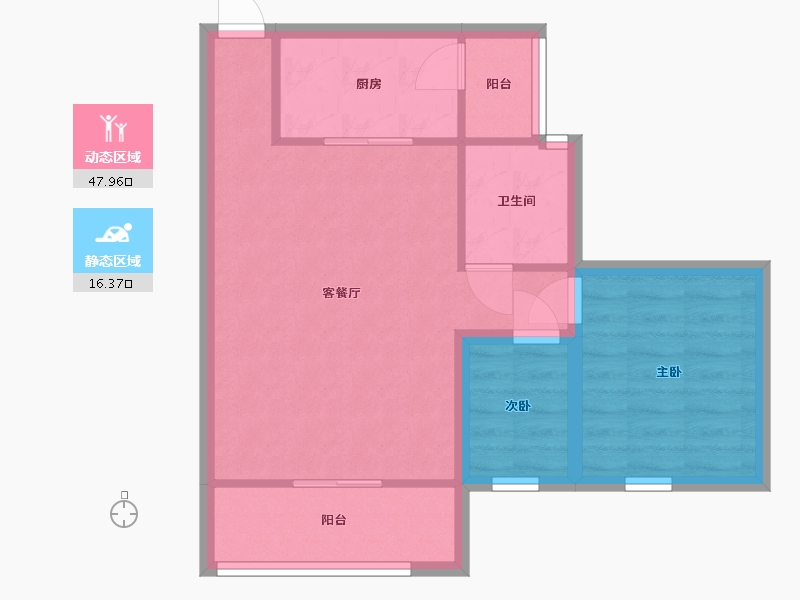 广东省-深圳市-天朗风清-57.39-户型库-动静分区