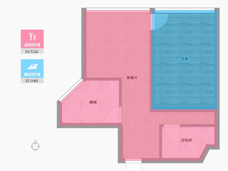 广东省-深圳市-马家龙方卉园-39.93-户型库-动静分区