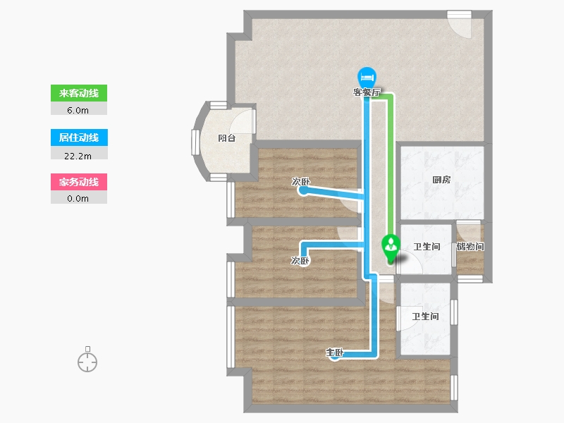 广东省-深圳市-星海名城（二期）-87.55-户型库-动静线