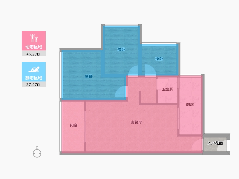 广东省-深圳市-合正汇一城-67.54-户型库-动静分区