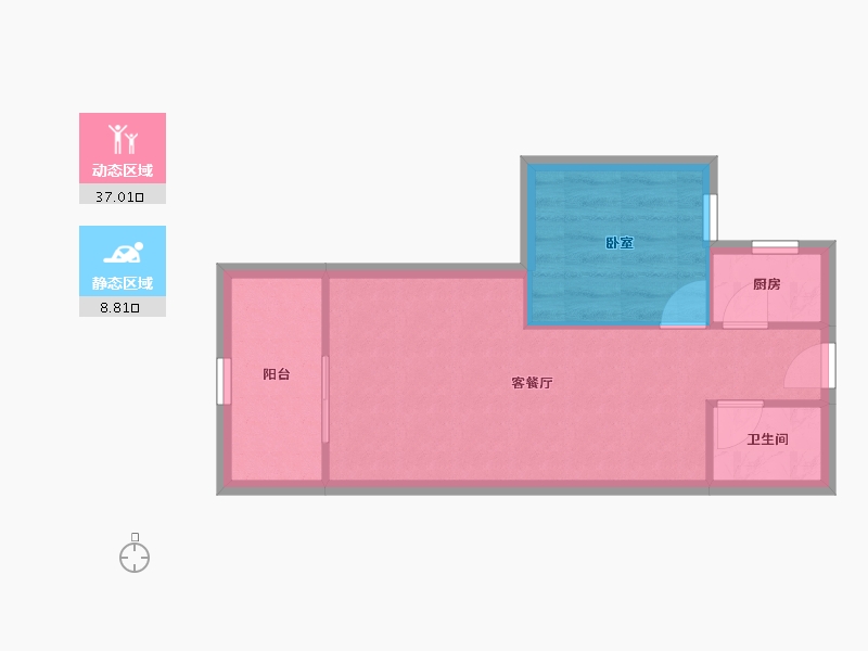 广东省-深圳市-向南瑞峰花园-41.05-户型库-动静分区