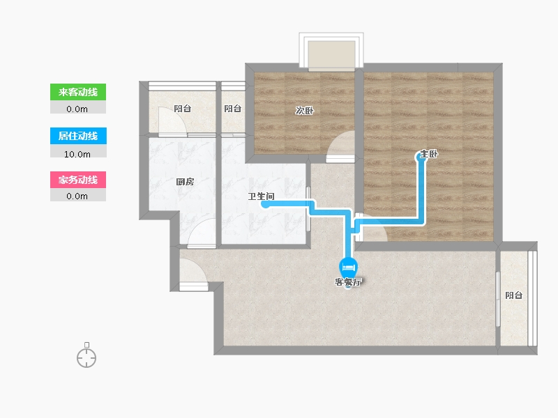 广东省-深圳市-万裕椰风海岸-63.01-户型库-动静线