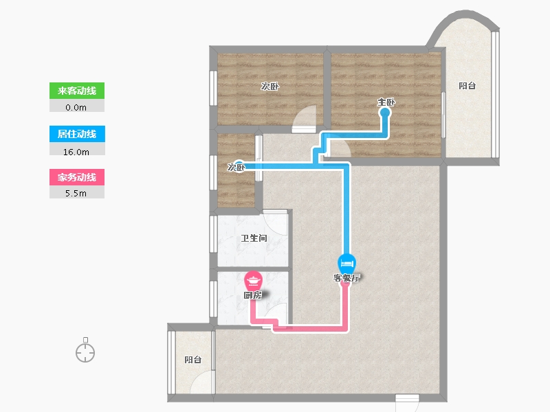 广东省-深圳市-建兴楼-87.66-户型库-动静线