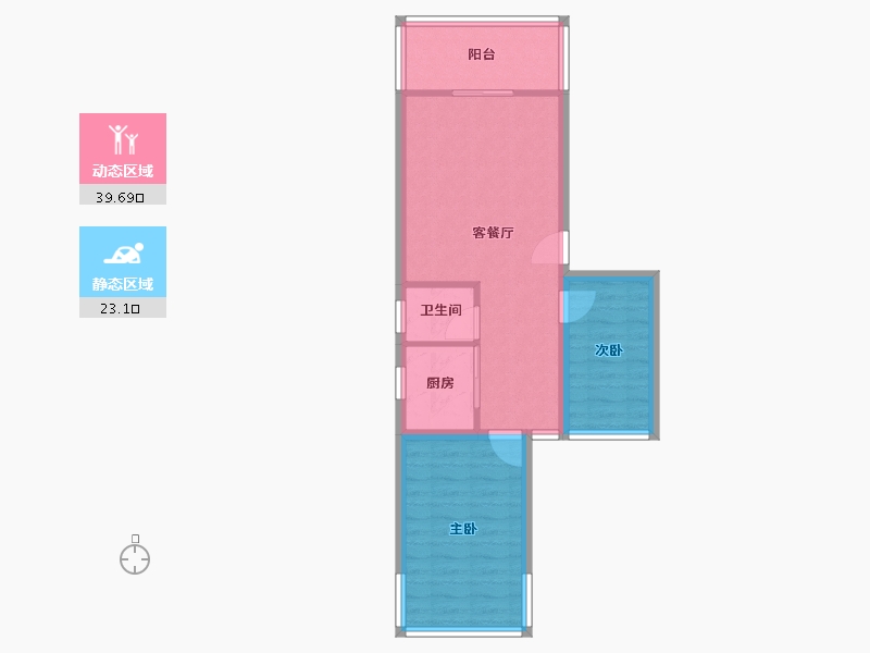 广东省-深圳市-紫薇花园-56.04-户型库-动静分区