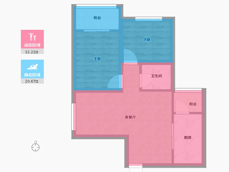 广东省-深圳市-南海城中心-46.48-户型库-动静分区