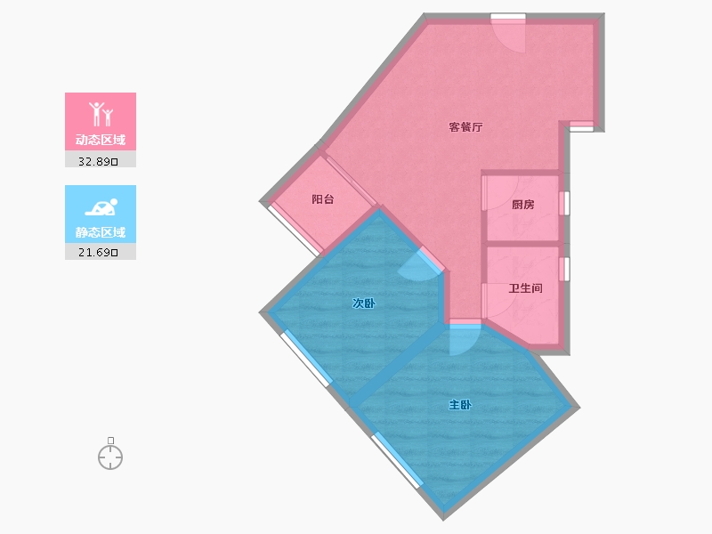 广东省-深圳市-天源大厦-48.35-户型库-动静分区