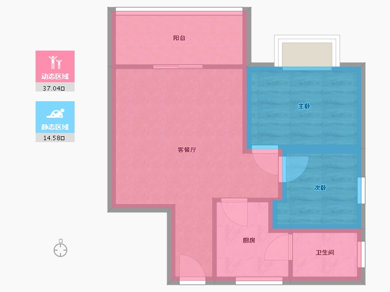 广东省-深圳市-中润大厦-45.22-户型库-动静分区