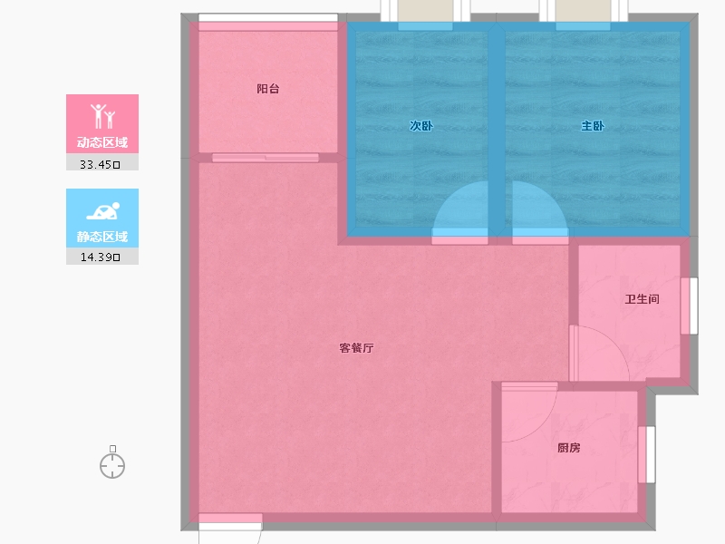 广东省-深圳市-汇宾广场-42.14-户型库-动静分区