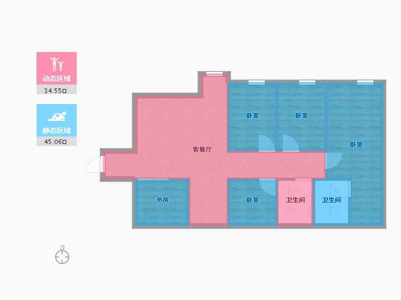 广东省-深圳市-海典居-71.73-户型库-动静分区