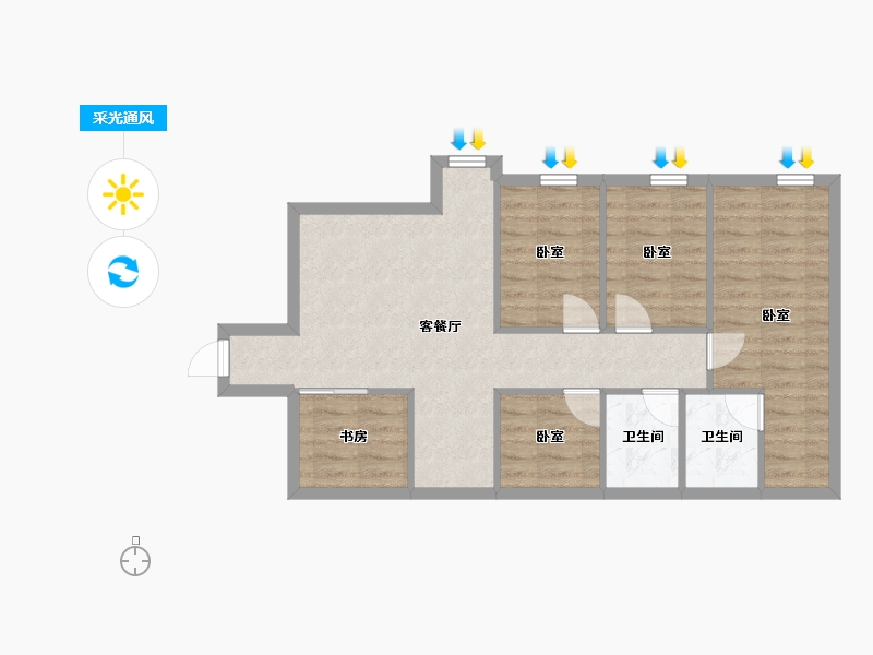 广东省-深圳市-海典居-71.73-户型库-采光通风