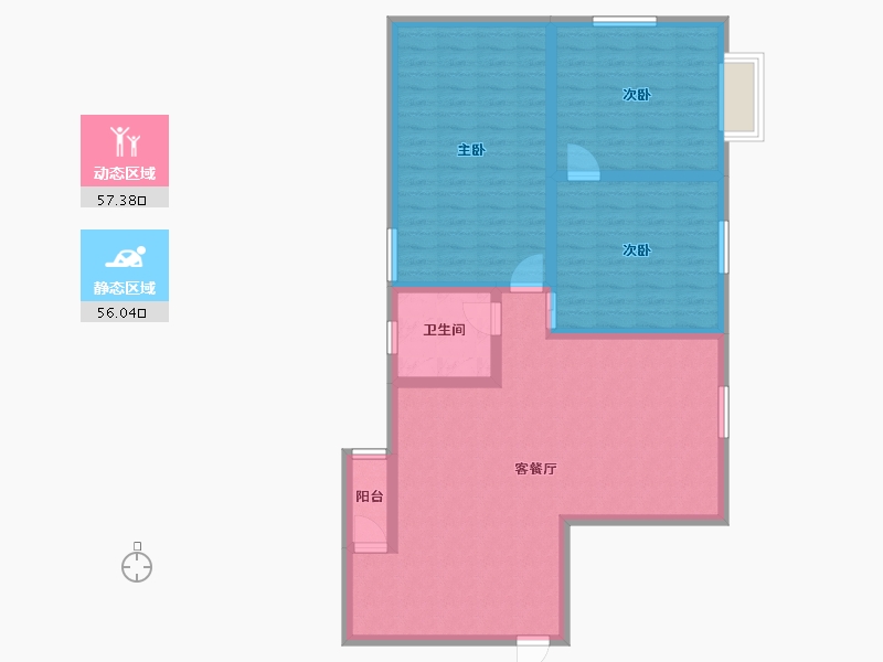 广东省-深圳市-东江豪苑-102.48-户型库-动静分区