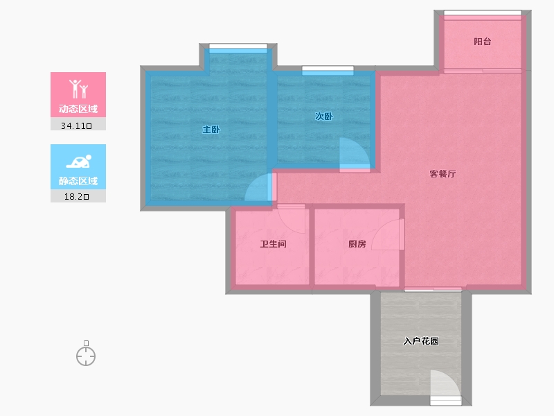 广东省-深圳市-融湖中心城(一期)-51.73-户型库-动静分区