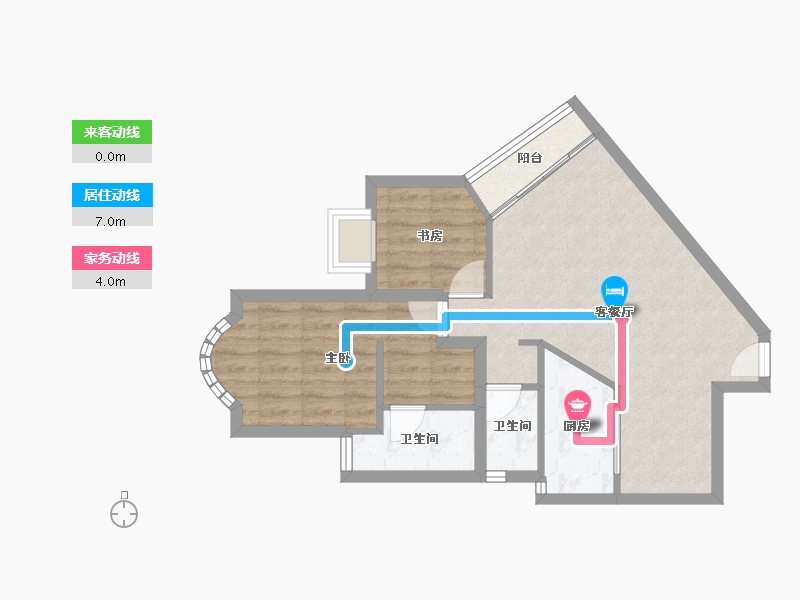 广东省-深圳市-前海花园-60.08-户型库-动静线