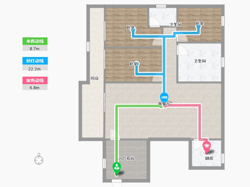 广东省-深圳市-名家富居-115.87-户型库-动静线