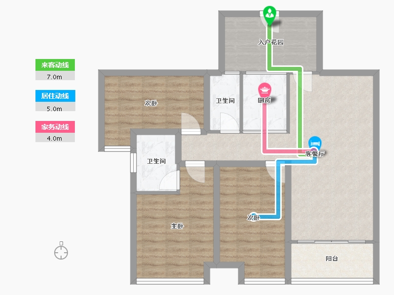 广东省-深圳市-玉湖湾-86.15-户型库-动静线