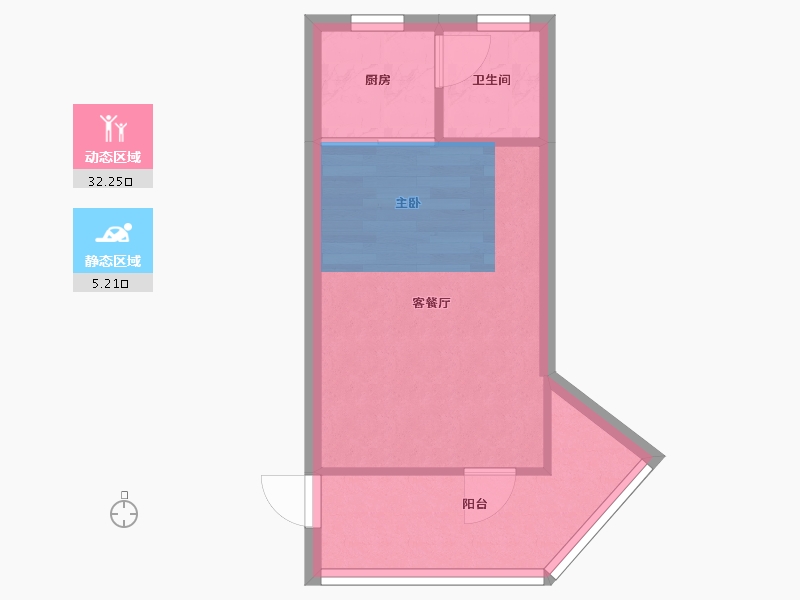 广东省-深圳市-桃苑小区-28.72-户型库-动静分区