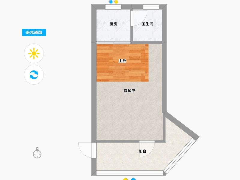 广东省-深圳市-桃苑小区-28.72-户型库-采光通风