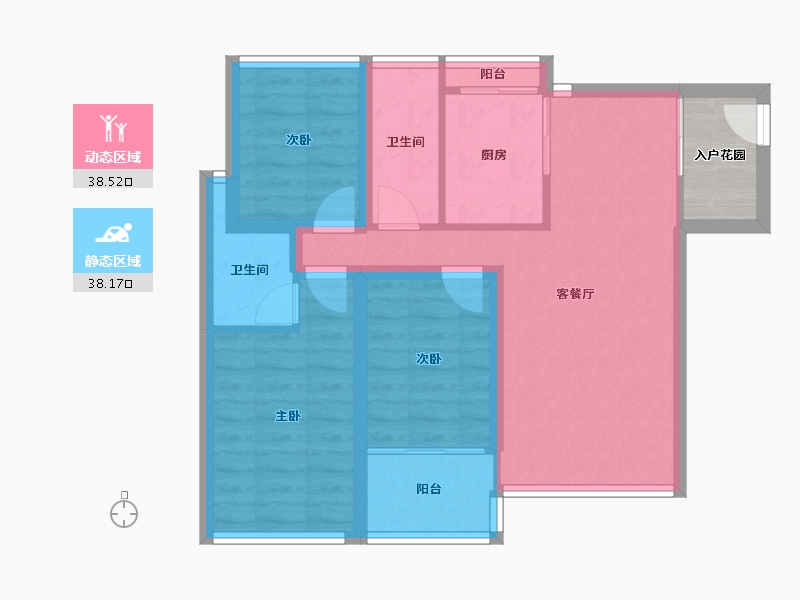 广东省-深圳市-合正汇一城-71.14-户型库-动静分区