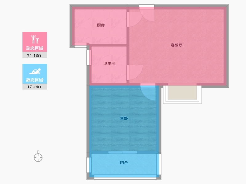 广东省-深圳市-家和花园-43.46-户型库-动静分区