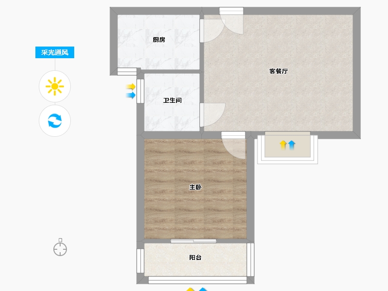 广东省-深圳市-家和花园-43.46-户型库-采光通风