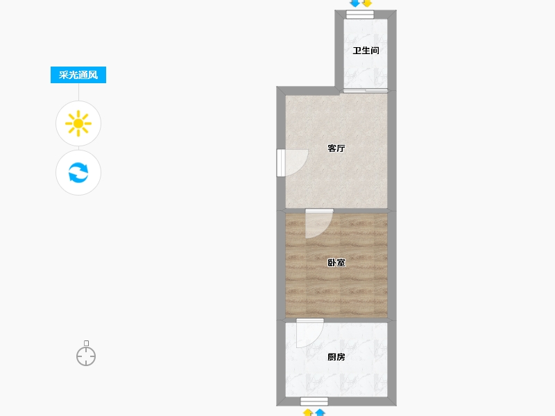 广东省-深圳市-高发公寓-27.31-户型库-采光通风