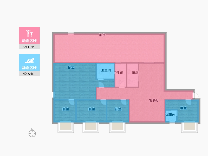 广东省-深圳市-港湾丽都-91.99-户型库-动静分区