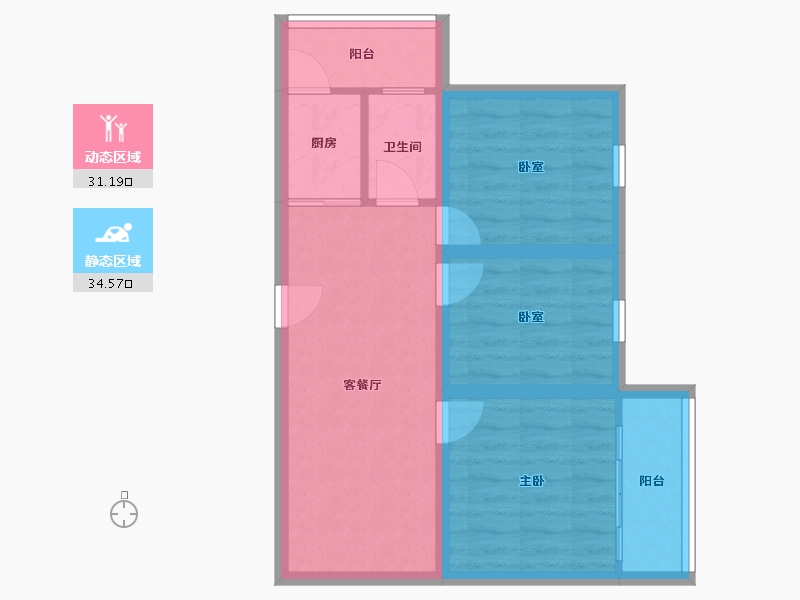 广东省-深圳市-官龙名苑-58.04-户型库-动静分区