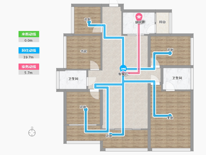 广东省-深圳市-佳华领汇广场-117.89-户型库-动静线