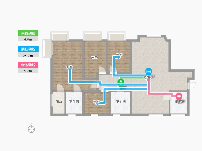 广东省-深圳市-东江豪苑-102.72-户型库-动静线