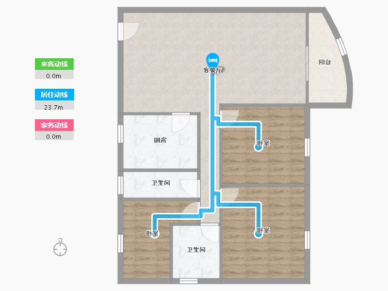 广东省-深圳市-南新苑-92.84-户型库-动静线