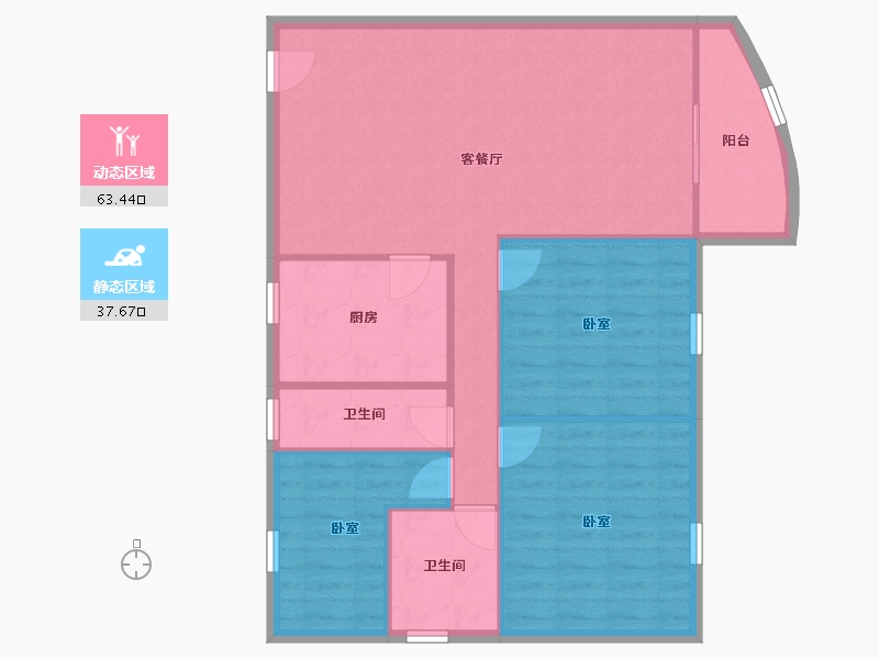 广东省-深圳市-南新苑-92.84-户型库-动静分区