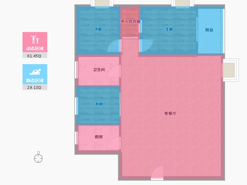 广东省-深圳市-山水情家园-82.50-户型库-动静分区