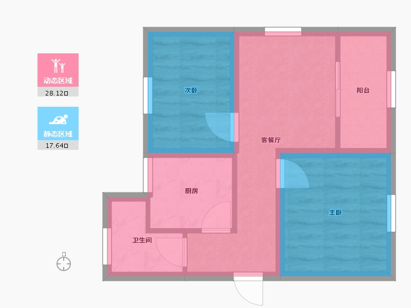 广东省-深圳市-新街口大厦-39.51-户型库-动静分区